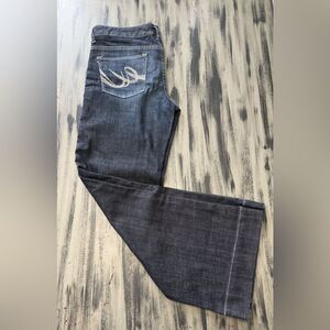 Express X2 Quality Classic Blue Denim Jeans 👖 Wide Leg Y2K